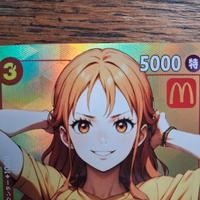 CARTA COLLEZIONABILE TEMA ONE PIECE NAMI