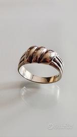 Anello Croissant Argento 925 Vintage 70s