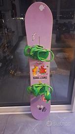 Tavola Snowboard Burton e attacchi