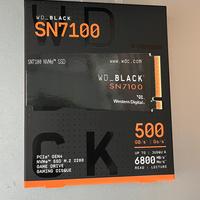 Ssd WD BLACK 500 GB NUOVO