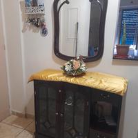 Composizione mobili ingresso con specchiera