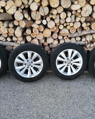 4 CERCHI ORIGINALI VW 16' + GOMME ESTIVE MICHELIN