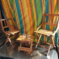 sedie da bambino e tavolo 