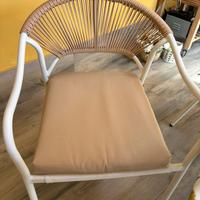 Sedia da giardino in alluminio