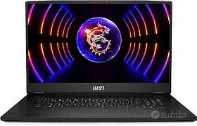 MSI Titan GT77 HX  I9  RTX 4080 PC Gaming Notebook