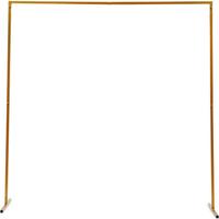 Arco di nozze in metallo dorato 250x250 cm