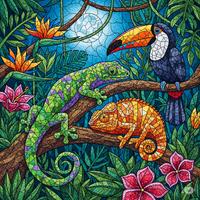 Poster su carta black back senza telaio 60x60