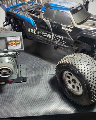 Hpi savage XL 5.9 radiocomando digitale 3 canali