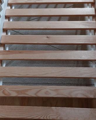 Lettino bambino in legno bianco Ikea + Materasso