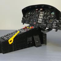 Elicottero RC Agusta-Bell 212 214 412 414 Cockpit