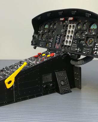 Elicottero RC Agusta-Bell 212 214 412 414 Cockpit