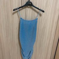 vestitino blu glitterato