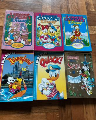 Stock 6 fumetti i classici disney 1987/1989