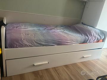 Letto singolo con letto apribile