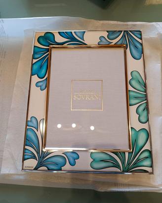 CORNICE ARGENTO COLORATA SOVRANI 24x18