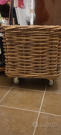 cesto portalegna/fioriera 