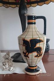 BOTTIGLIA CERAMICA CUNARDO VARESE ANNI 70 CM. 23