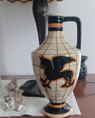 BOTTIGLIA CERAMICA CUNARDO VARESE ANNI 70 CM. 23