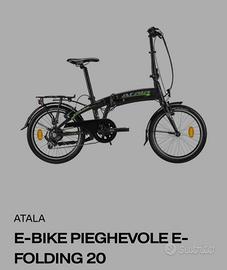 Bici elettrica pieghevole Atala e-folding