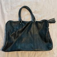 Borsa in pelle nera