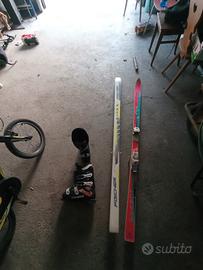 ski Fischer ed scarponi tecnica 