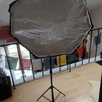 softbox e cavalletto 