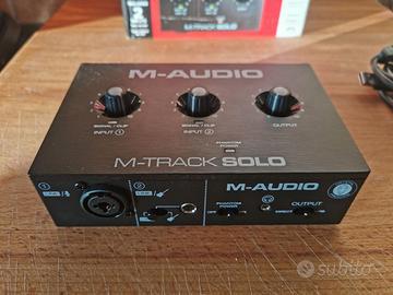 Interfaccia Audio M-Audio M-Track Solo con Scatola