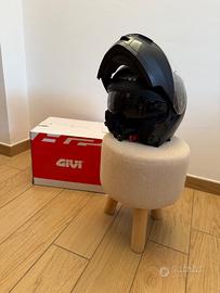 Casco modulare moto givi x20 expedition nero opaco