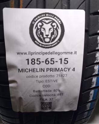 2 GOMME 185 65 15 MICHELIN A71827