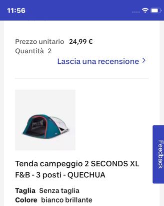 Tenda da campeggio