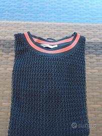 Maglia nera traforata Zara mezza  stagione