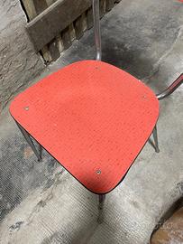 2 sedie metallo formica vintage antiquarit