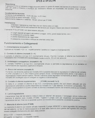 Sensori di allarme AMC