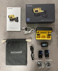 Neewer CM28 Microfono Lavalier Wireless