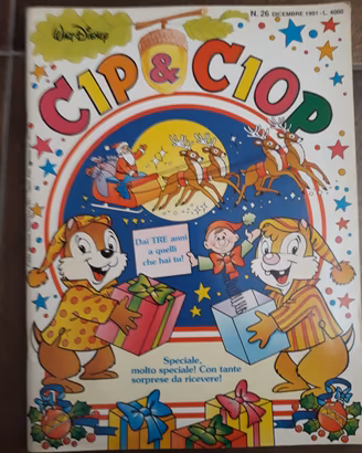 Fumetto comics mensile CIP & CIOP n.26dicembre1991