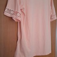 pigiama donna albicocca .made in italy mis 46