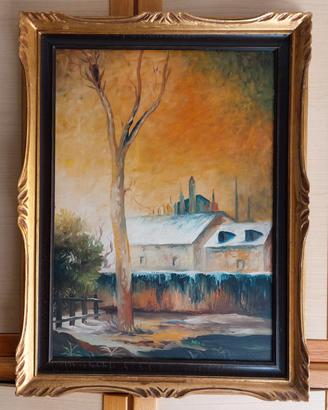 Dipinto olio su masonite di M.Trinchera