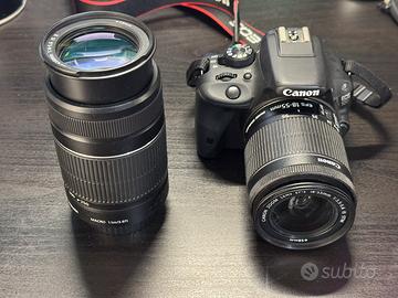 Canon EOS 100D + EF S18-55mm + EF S55-250mm