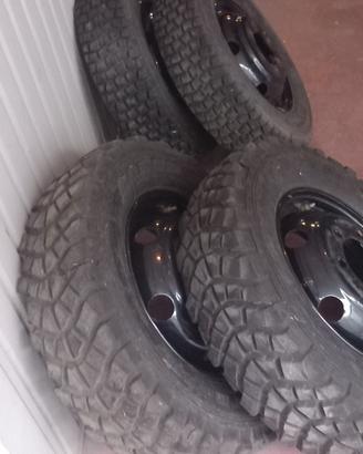 ruote gommate off road  iveco daily gomme cerchi