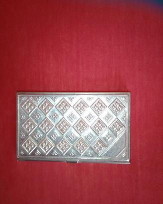 Porta biglietti da visita vintage argento 925