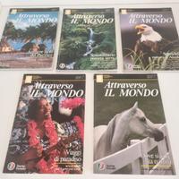 Attraverso il mondo 5 riviste 1987 1988 National G