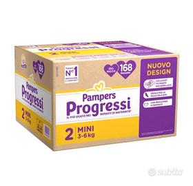 pampers progressi 2 168 pannolini 