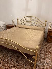 Letto in ottone