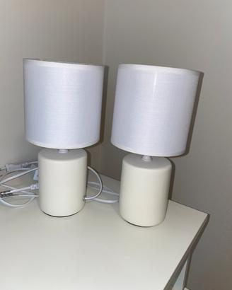 Coppia lampade da comodino H25 cm