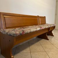 Panca in Legno con Contenitore – 197x85x50 cm