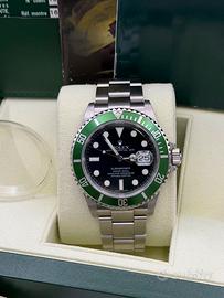 ROLEX SUBMARINER 16610LV KERMIT RRR CARD