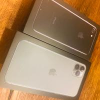 Iphone 11 pro max e  iphone 7 jet blak