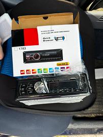 Auto radio bluethoot con porte usb led