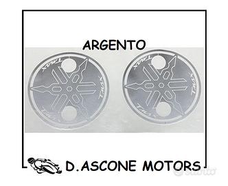 COPPIA ADESIVI TMAX 500 530 ARGENTO