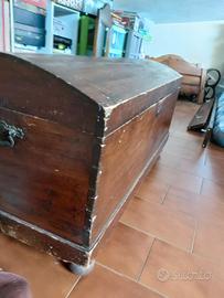 panca antica di legno